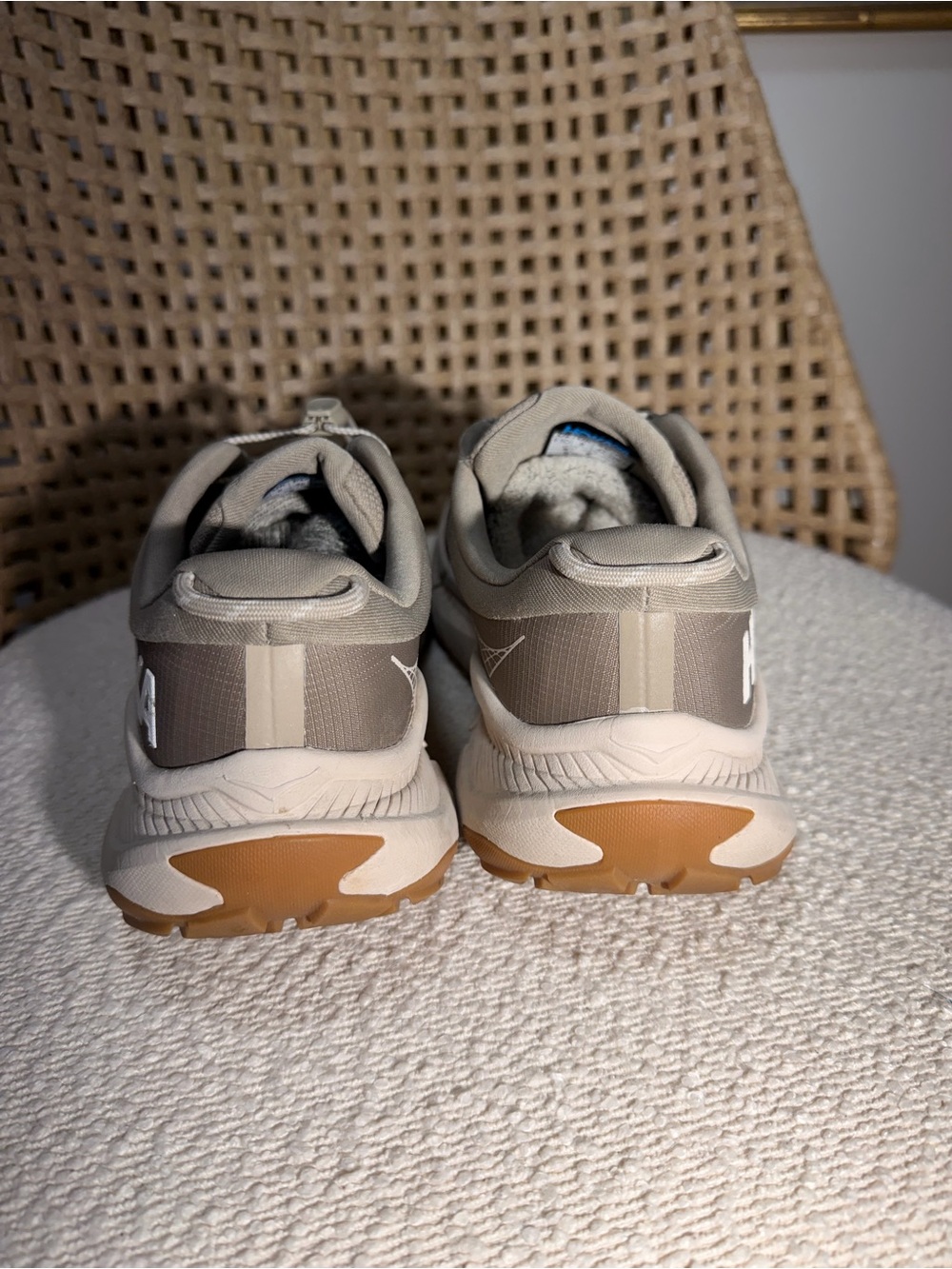 HOKA Transport Trail Shoe in Beige and Tan - Picture 5 of 7